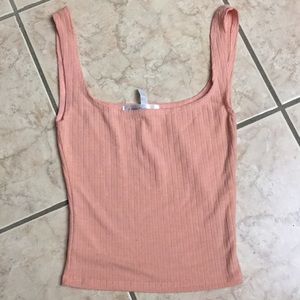 COPY - Coral ribbed tank top